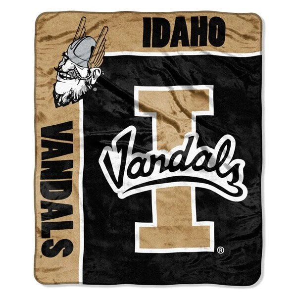 photo wool throw blanket-NCAA Raschel University of Idaho Vandals School Spirit Throw