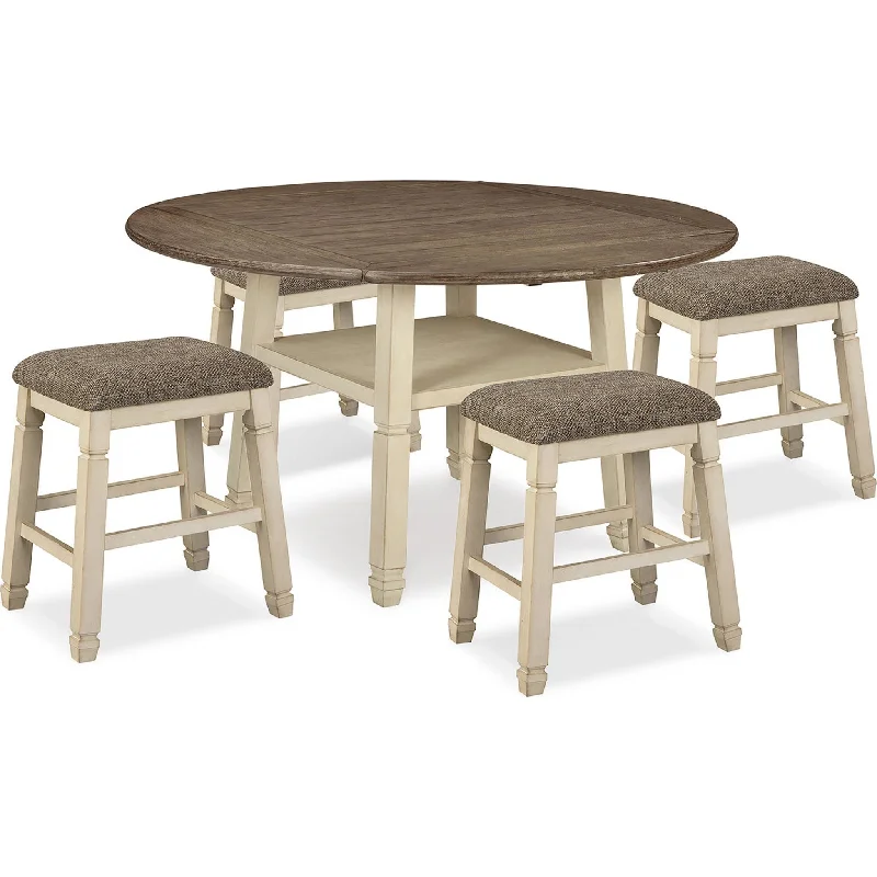 italian bistro dining set-Bolanburg Counter Dining Set