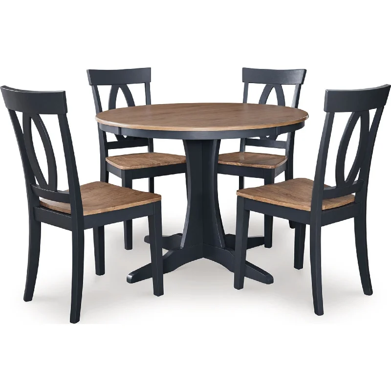 red modern dining set-Landocken Dining Set