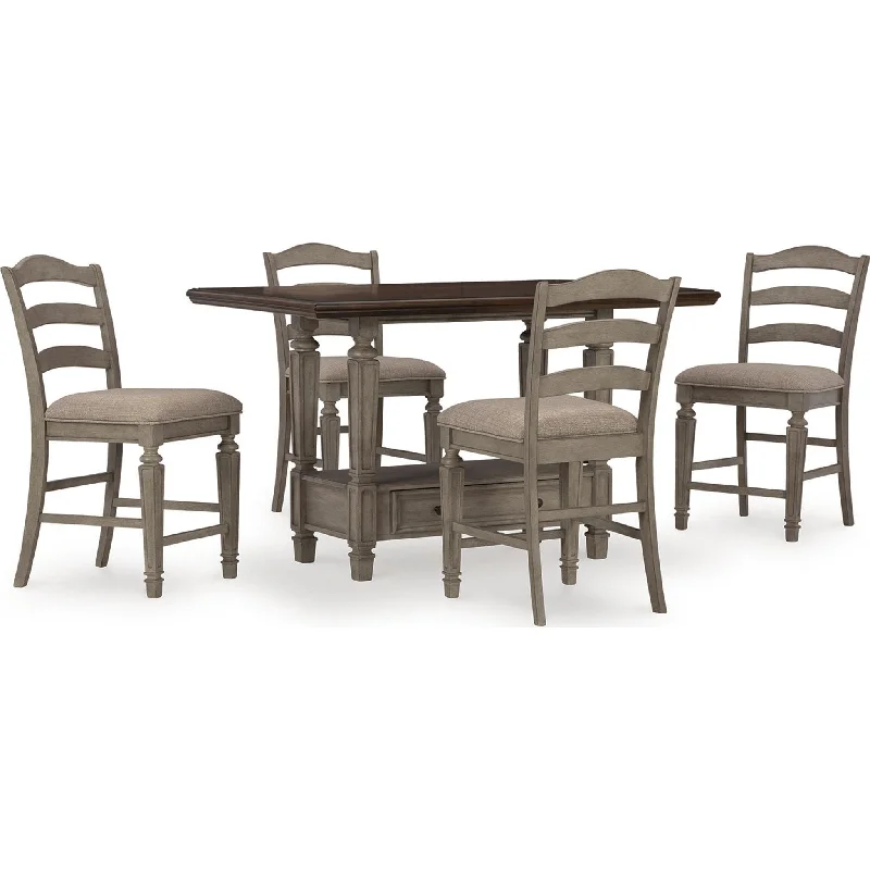 tall counter dining set-Lodenbay Counter Dining Set