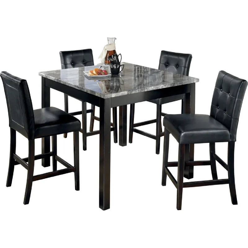 extendable outdoor dining set-Maysville Counter Dining Set