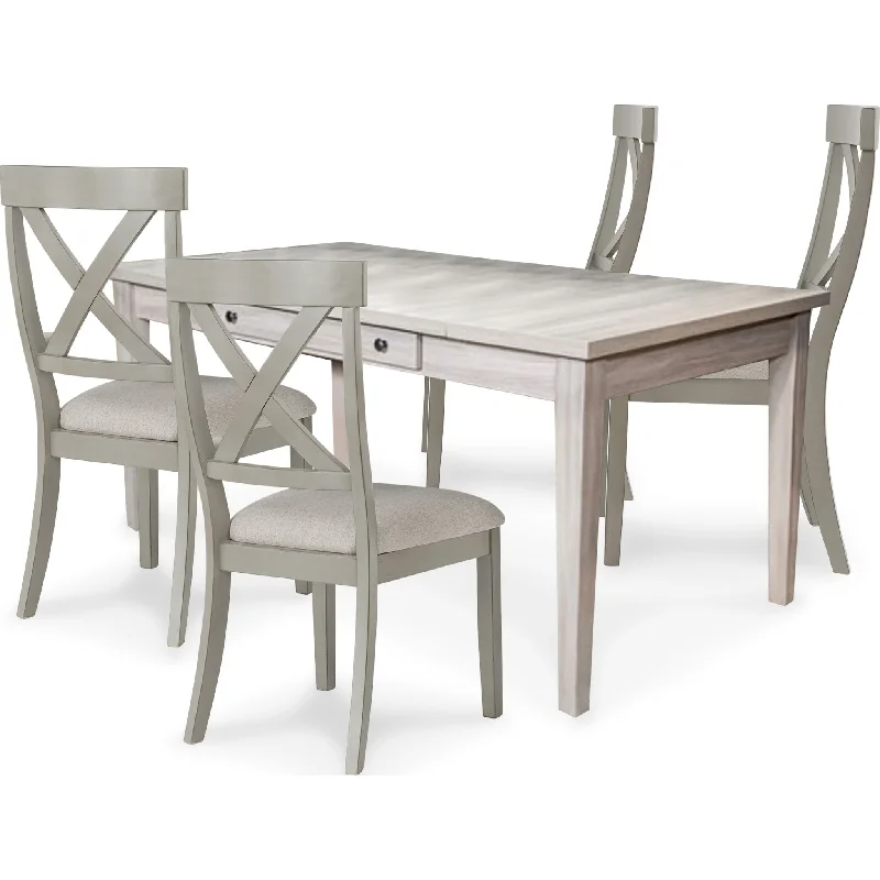 transitional patio dining set-Parellen Dining Set