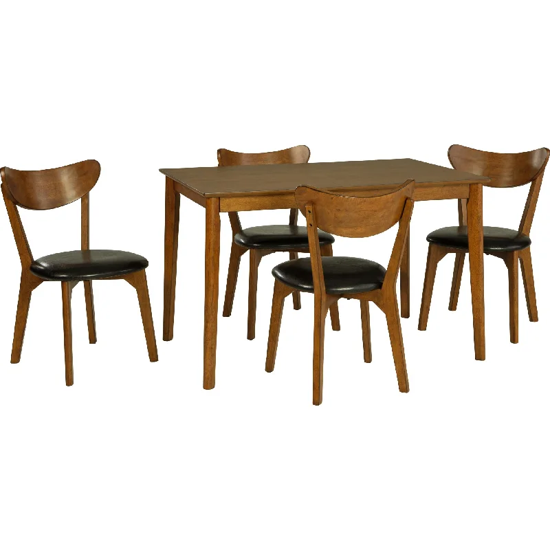 coastal outdoor dining set-Parrenfield 5 Piece Dining