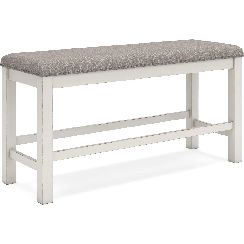 how to improve concentration-top gluten-free recipes-Robbinsdale Counter Height Bench - Antique White - (D642-09)