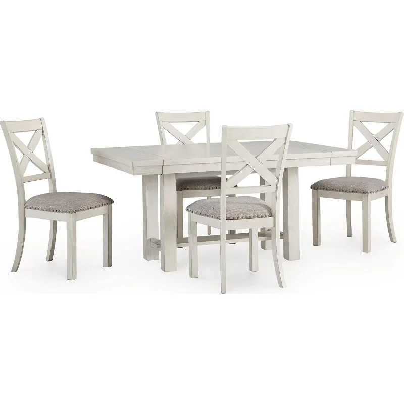 gray outdoor dining set-Robbinsdale Dining Set