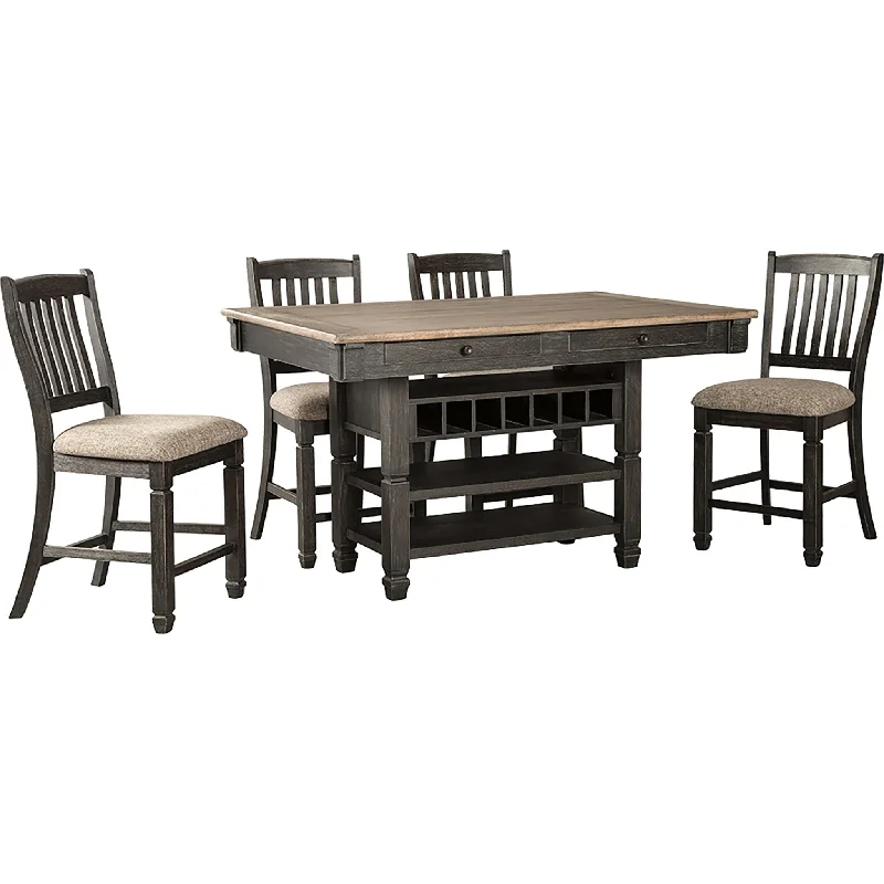 high-end garden dining set-Tyler Creek Counter Dining Set