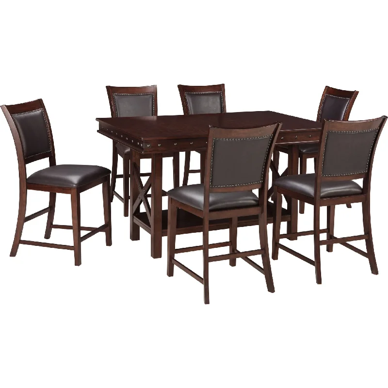 transitional garden dining set-Vardona Counter Dining Set